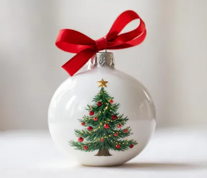 Porcelain ornament