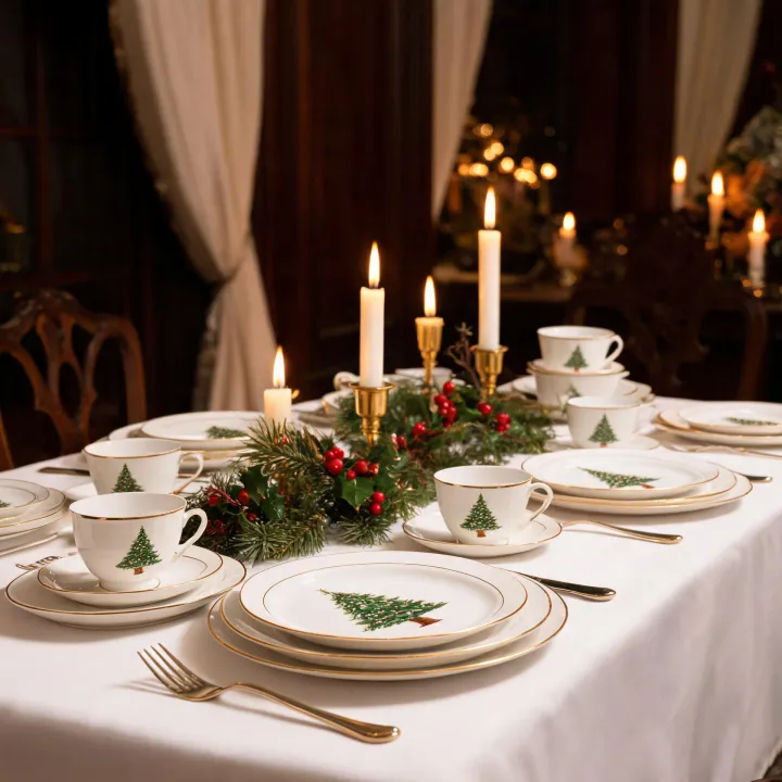 Spode Christmas Tree dinnerware