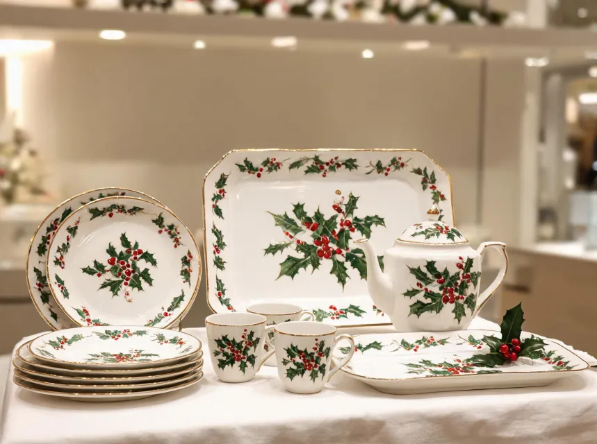 Spode Christmas dinnerware set